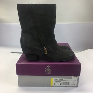 Fergie leather black boots “cameo storm”